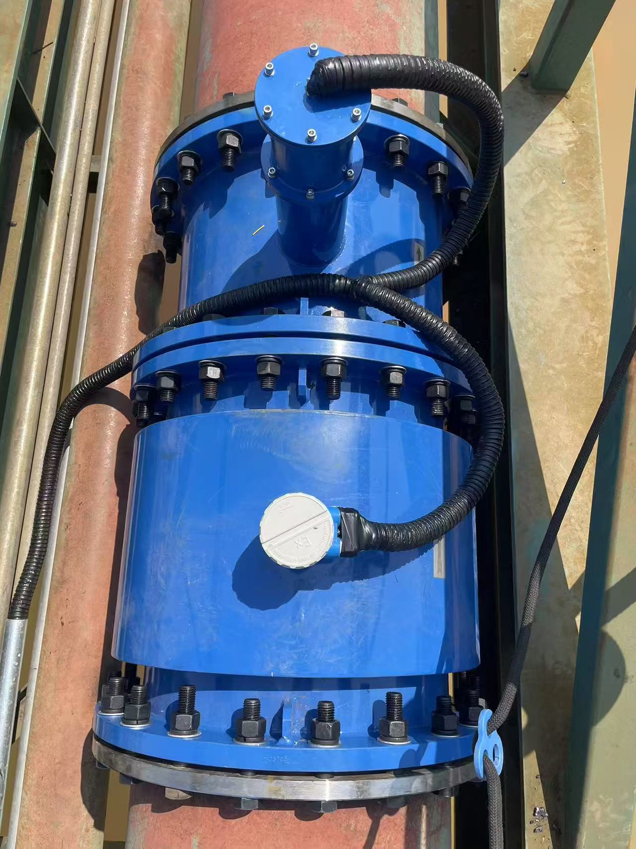 DN500非滿管流量計(jì)測(cè)泥漿